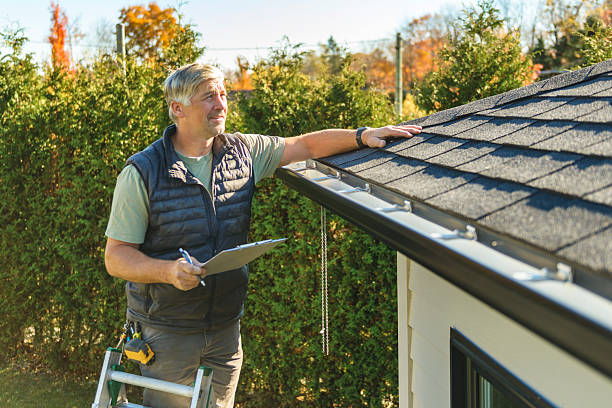 Professional Roof Replacement technician working in Athena, OR